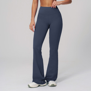Pantalones acampanados de cintura alta Cloud Feel con efecto levantacola, de pierna ancha, estilo bootcut, para mujer, para correr, informales, deportivos, 3091 - Product Image 5