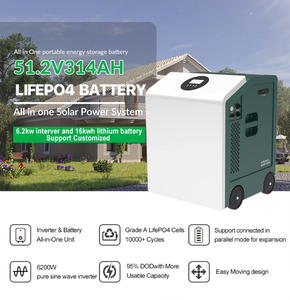 Meilleur prix, système d'énergie solaire tout-en-un 6200w, batterie solaire portable 15kwh 16kwh, batterie au lithium pour l'industrie - Product Image 4