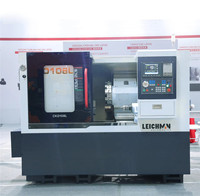 Machine CNC chinoise à grande vitesse, précision, rigidité, tourelle à servocommande lisse, changement d'outil rapide, tour pour découpe lourde