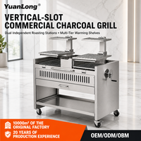 Barbecue moderne en acier inoxydable pour la cuisine en plein air et dans la cour
