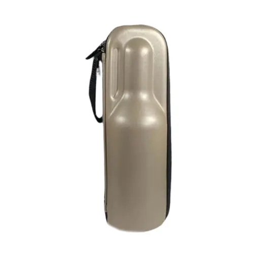 卸売ファッションギフトパッケージハードシェル耐久性のある耐衝撃ワインシングルボトル保護エヴァキャリングケース