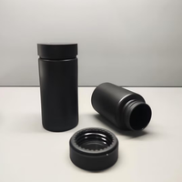 Bouteilles de médicaments / capsules en PET noir mat 100 ml 120 ml 180 ml avec bouchon à vis pour vitamines, comprimés, emballages de soins de santé