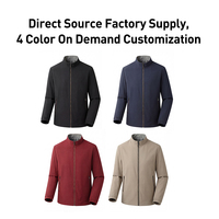 Veste à col montant pour homme de haute qualité, réversible, double face, pour toutes les saisons - pour le bureau ou l'automne et le printemps