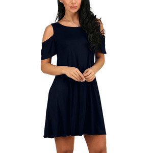 Vestido de Verano Casual para Mujer, Ecológico, Ajustado, de Lana, con Tirantes Finos y Escote con Volantes, de Una Pieza - Product Image 5