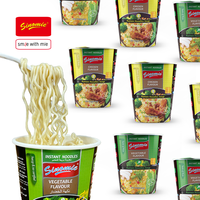 Nouilles instantanées SINOMIE au poulet et aux légumes, saveur pimentée, 65g, en pot – Meilleure vente