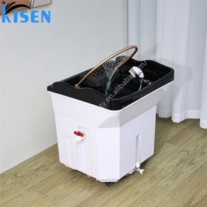 Kisen - Lavabo Portátil para Champú sin Plomería con Circulación de Agua y Función de Vapor, Diseño Innovador, Spa Capilar Ligero - Product Image 2