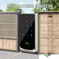 Système de contrôle d'accès biométrique 2000 utilisateurs RFID 125KHz lecteur Wiegand ouvre-porte contrôle d'accès Digicode clavier rétro-éclairage