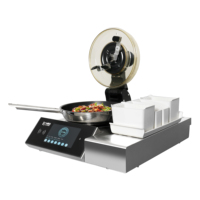 Robot de cuisson intelligent commercial de bureau MEGCOOK M1 C35PB01 C04 KC, 3520W, 220V, alimentation automatique, acier inoxydable, numérique