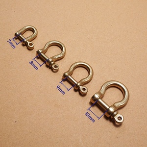 Trong Kho Trên Bán Rắn Brass Còng Doanh Kết Nối Móc Chìa Khóa Móc An Toàn Bolt Loại Neo Còng Leathercraft Phần Cứng - Product Image 4