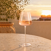 Gobelet Flamant Rose en Plastique Transparent Incassable de Luxe 530ml, Verre à Vin Personnalisé à Bord Droit Incliné pour Mariages, Banquets et Événements