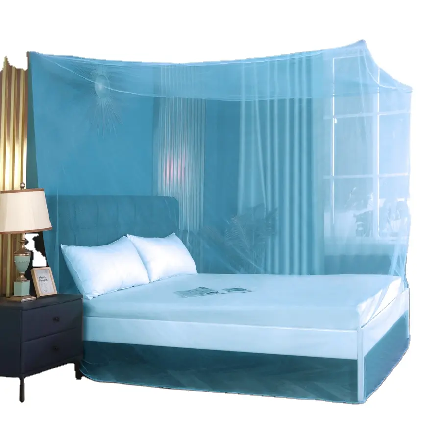 Mosquitera rectangular para cama individual y doble