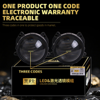 Ampoules de phares à lentille de projecteur Bi LED Sanvi nouvelle génération haute puissance 3 pouces K3 H4 6000K 10000 lumens 55W 12V pour accessoires automobiles E90