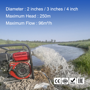 Pompe centrifuge auto-amorçante diesel, pompe à eau diesel 2 pouces pour l'irrigation au goutte-à-goutte des vergers et l'irrigation par aspersion - Product Image 2