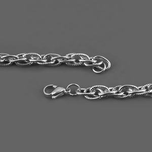 Chaînes de colliers pour la fabrication de bijoux, accessoires de mode punk en acier inoxydable pour hommes, vente en gros - Product Image 4
