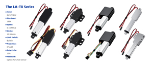 Atuador Linear Elétrico Inteligente Mini OEM 6V/12V/24V 10MM com <span class=keywords><strong>Motor</strong></span> <span class=keywords><strong>DC</strong></span> e Feedback de Posição Personalizado - Product Image 5