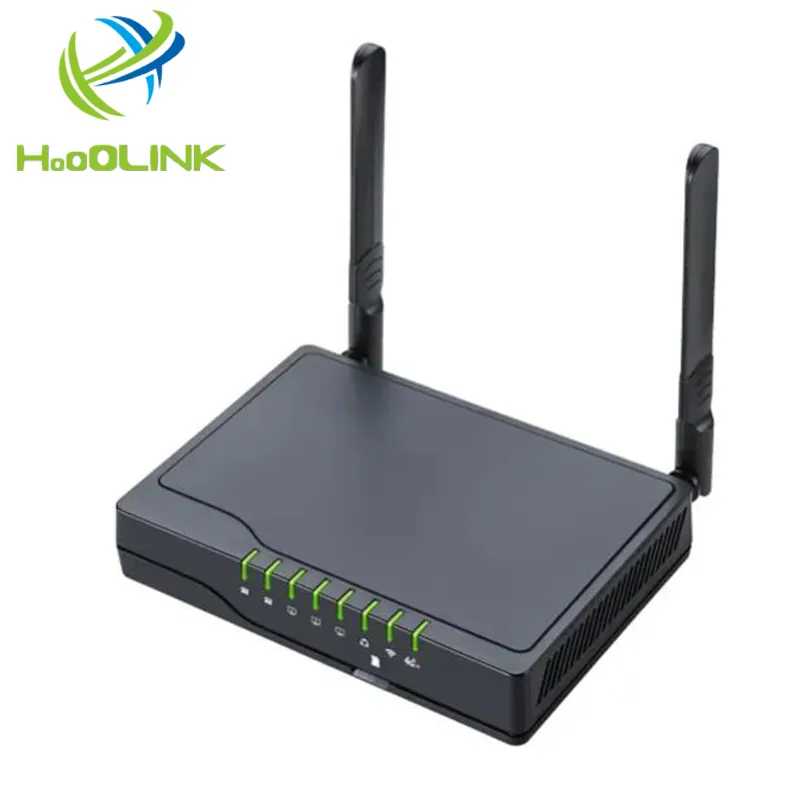 เราเตอร์ VoIP 4G 300Mbps 2 * RJ-11พอร์ต FXS 4G TR069รองรับโวลต์