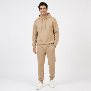 Conjunto Deportivo Personalizado para Hombre al por Mayor, 100% Algodón, con Capucha y Forro Polar, Ropa de Invierno con Opciones Personalizables - Product Image 1