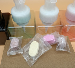 <span class=keywords><strong>Savon</strong></span> en mousse à usage unique, pièces, Mini <span class=keywords><strong>recharge</strong></span> <span class=keywords><strong>éco</strong></span>logiques, pour les mains, pour hôtel en plein air, Camping, randonnée - Product Image 4