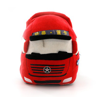 Jouet en peluche camion OEM/ODM personnalisé, en tissu super doux et coton PP, poupée en peluche en forme de camion pour cadeau promotionnel
