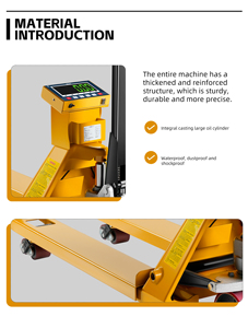우수한 조정 가능한 밝기 팔레트 트럭 스케일 용기 기능 창고 사용 - Product Image 5