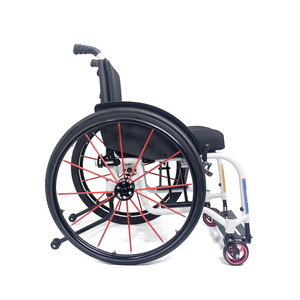 Nueva Silla de Ruedas Deportiva de Fibra de Carbono con Rueda Grande de Liberación Rápida para TLS725LQ, Ancho de Asiento de 41 cm, Suministros para Terapia de Rehabilitación - Product Image 3