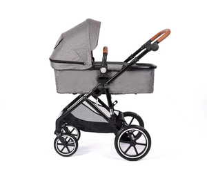 Système de voyage pliable 3-en-1 de luxe : poussette double légère avancée, <span class=keywords><strong>berceau</strong></span> de jogging pleine grandeur et siège auto - Product Image 3