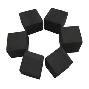 Wholesale price bulk smokeless cube coconut shell shisha charcoal briquettes