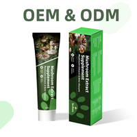 Complément alimentaire à base d'extraits de champignons 60 ML en tube souple pour chiens et chats, extraits de champignons et bêta-glucanes, soutien immunitaire, usage quotidien