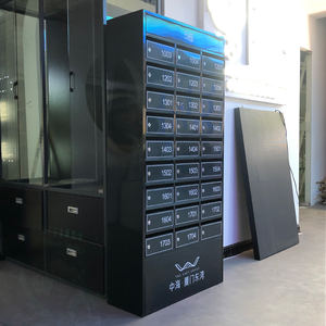 Boîte aux lettres en métal personnalisée pour appartement, unité de numérotation de bâtiment, armoire de présentation, casier à <span class=keywords><strong>colis</strong></span> avec serrure pour usage résidentiel et commercial - Product Image 3