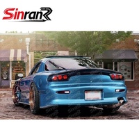 Kit de Carrocería Completo Estilo VTX Tipo 1 para RX7 FD FD3S 1992-2002, Parachoques Delantero y Trasero, Faldones Laterales, Piezas de Tuning Exteriores de Fibra de Vidrio FRP