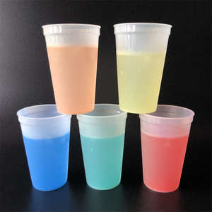 Gobelet de stade personnalisable au design sportif, réutilisable en PP, changeant de couleur à froid, pour café, eau, lait, cadeau de fête, fabriqué au Vietnam - Product Image 6
