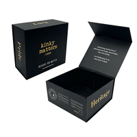 Boîtes cadeaux rigides en carton magnétique pliables personnalisées, emballage de luxe, impression de logo en relief, impression offset à paillettes, impression sérigraphique