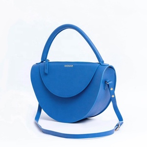 Borse a Mano Personalizzate OEM con Logo Privato, Borse di Lusso in Vera Pelle per <span class=keywords><strong>Donna</strong></span>, Borse a Mezzaluna alla Moda e Borse a Spalla - Product Image 3