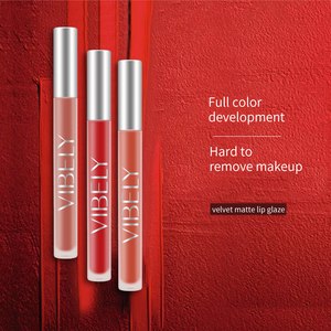 Brillo de labios proveedor suave impermeable líquido lápiz labial más regordete terciopelo mate labio esmalte - Product Image 4