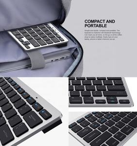 <span class=keywords><strong>Clavier</strong></span> de bureau plat fin <span class=keywords><strong>Havit</strong></span> Hv-Kb220Bt Bt 78 touches rechargeable portable Teclado <span class=keywords><strong>clavier</strong></span> sans fil pour tablette ordinateur portable - Product Image 6