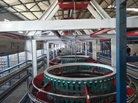 Six 6 Navette Circulaire cercle Métier À Tricoter Circulaire Loom machine à Tisser pour PP sac tissé faisant la ligne de production