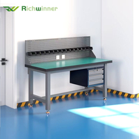 Banco de Trabajo RW para Reparación de Electrónica, Gabinete Combinado Multifuncional, Equipo y Herramientas de Garaje, Mesa de Taller
