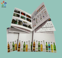 Özel 3 4 5 katlama kağıt ürün katalog reklam broşür akordeon Fold broşür menü indirim kitapçıklar baskı el ilanı