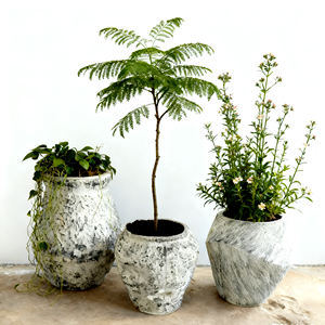 <span class=keywords><strong>Maceta</strong></span> de Flores de Óxido de Magnesio MGO, Estilo Vintage, Color Blanco Camel, Transpirable, Ligera, Ecológica, para Jardín y Hogar - Product Image 2