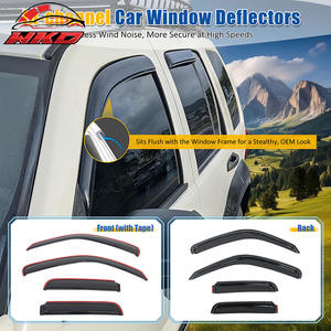 Pare-soleil latéraux en acrylique pour Jeep Liberty 02-07, déflecteurs de pluie et de soleil - Product Image 2