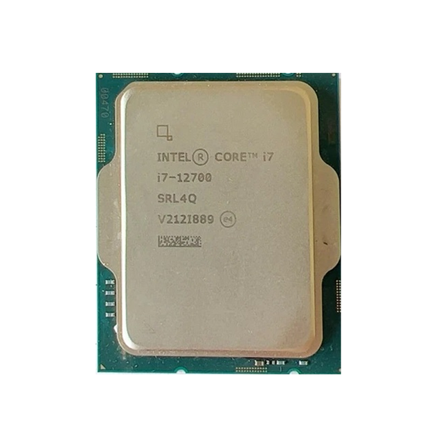Intel Core i7-12700 12 Cores 20 Threads 2.1GHz 25MB Smart Cache LGA1700 Unlocked Desktop Processor Support DDR4/DDR5