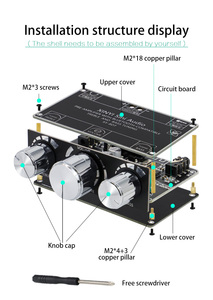 บอร์ดถอดรหัส XY-BDT BT 5.0 ช่องสัญญาณคู่ สเตอริโอ ปรับเสียงสูงต่ำได้ พร้อมโมดูลปรับแต่งเสียงแบบไร้ขั้นตอน 360 องศา - Product Image 6