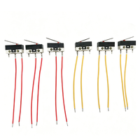 Micro-interrupteurs personnalisés Xinxing avec fils soudés 1A/2A 125V, interrupteurs à réinitialisation à l'état d'origine pour jouets et harnais d'électronique