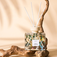 Diffuseur d'huiles aromatiques décoratif de luxe AIKUN avec bouteille en verre transparent pour parfum d'intérieur, emballage cadeau