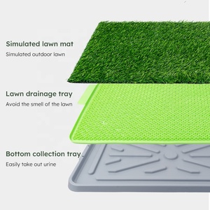 Puppy Pee Potty Pad Artificial Grass Patch <span class=keywords><strong>Indoor</strong></span> <span class=keywords><strong>Dog</strong></span> WC Tamanho Grande - Product Image 5