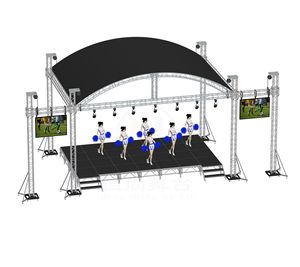 Hoge Kwaliteit Outdoor Truss Aluminium Truss Frame Voor Podium Truss Systeem Concert - Product Image 1