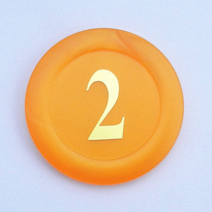 Fichas Acrílicas Monocromáticas para Estampado en Caliente, 38x3.5mm, 4g, Transparentes de Alta Gama, 2000 Piezas/Caja, Marca <span class=keywords><strong>HCD</strong></span> para Salas de Póker en Texas - Product Image 1
