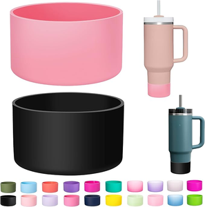 40oz 30oz Tumbler Protective Silicone Bumper Sleeve Silicone <b>Boot</b> Sleeve for Stanley Anti-Slip Bottom Sleeve <b>Cover</b> Accessories - Product Image 1