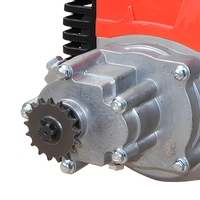 Nouveau moteur à essence 49cc 2 temps refroidi par air avec CDI, embrayage centrifuge et démarrage par lanceur pour mini moto de poche et scooter monocylindre