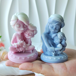 Stampo in Silicone J10-387 <span class=keywords><strong>per</strong></span> Candele a Forma di Bambino 3D, Regalo <span class=keywords><strong>per</strong></span> la Festa della Mamma, <span class=keywords><strong>per</strong></span> Realizzare Torte e Contenere Candele - Product Image 6